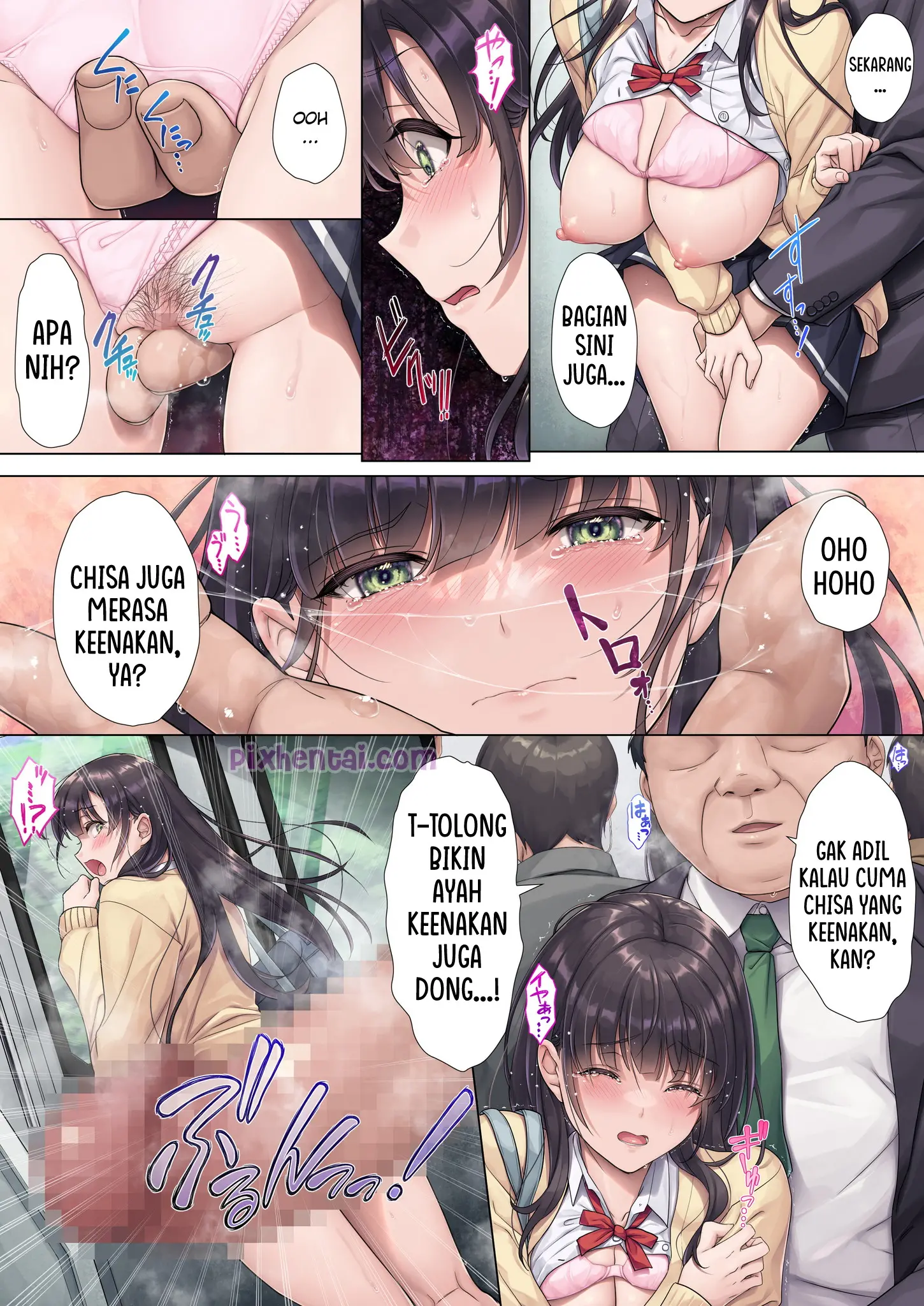 Komik hentai xxx manga sex bokep Otou-san Yamete Ayah Tiri baru pilihan Ibu 15